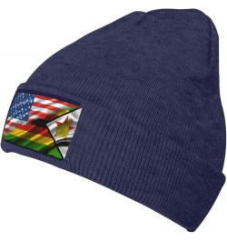 Beanie Hat Stretchy Hat Soft Warmth Knit Hat Cap for Men & Women Unisex Navy Blue $12.52 Skullies & Beanies