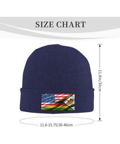 Beanie Hat Stretchy Hat Soft Warmth Knit Hat Cap for Men & Women Unisex Navy Blue $12.52 Skullies & Beanies