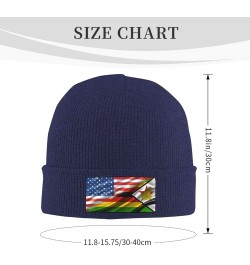 Beanie Hat Stretchy Hat Soft Warmth Knit Hat Cap for Men & Women Unisex Navy Blue $12.52 Skullies & Beanies