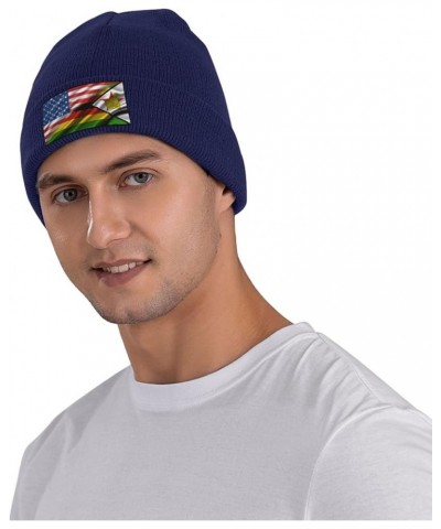 Beanie Hat Stretchy Hat Soft Warmth Knit Hat Cap for Men & Women Unisex Navy Blue $12.52 Skullies & Beanies