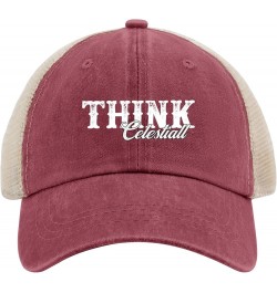 Think Celestiall Hats Happy Dad Hat AllBlack Womens Hat Gifts for Dad Baseball Caps Wine Red02 $12.96 Sun Hats