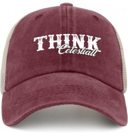 Think Celestiall Hats Happy Dad Hat AllBlack Womens Hat Gifts for Dad Baseball Caps Wine Red02 $12.96 Sun Hats