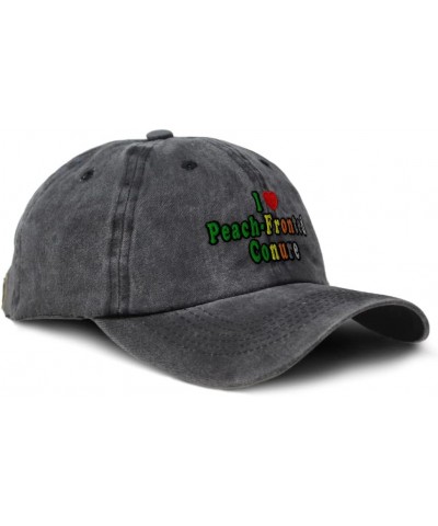 Soft Washed Baseball Cap I Love Peach-Fronted Conure Birds Cotton Dad Hats for Men & Women Black Design Only $17.39 Baseball ...