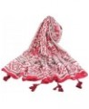 Women Plus Size Shawl Scarf Wrap, Soft Cotton Silky Reversible Paisley Pashmina Shawl Wrap Scarf with Tassel Type 5 $5.04 Sca...