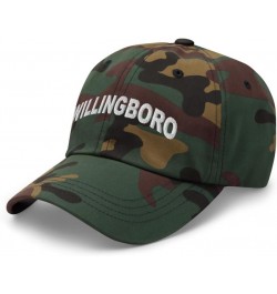 Willingboro New Jersey Hat Willingboro NJ Cap Embroidered Dad Hat Adjustable Strap Closure Unisex Green Camo $16.00 Baseball ...