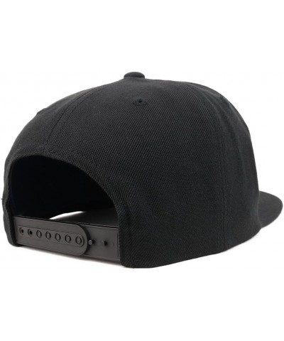 Number 32 Gold Thread Flat Bill Snapback Baseball Cap Black $13.20 Baseball Caps