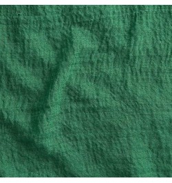 Summer Cotton Blend Crinkle Vintage Soft Scarf with Fringed Edges 35" × 70 Christmas Green $8.54 Scarves