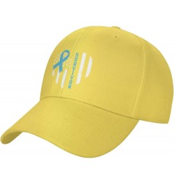 Men and Women Baseball Hat Prostate Cancer Survivor Prostate Cancer Awareness Low Profile Dad Hat Adjustable Yellow $9.53 Bas...