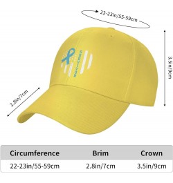 Men and Women Baseball Hat Prostate Cancer Survivor Prostate Cancer Awareness Low Profile Dad Hat Adjustable Yellow $9.53 Bas...