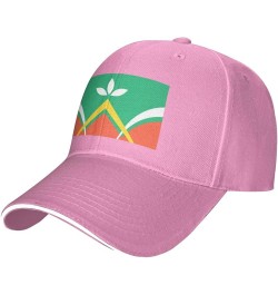 Flag of Westwood, Cincinnati, Ohio Baseball Cap for Men Women Adjustabl Unisex Golf Dad Hat Pink $14.00 Baseball Caps