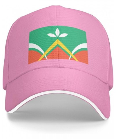 Flag of Westwood, Cincinnati, Ohio Baseball Cap for Men Women Adjustabl Unisex Golf Dad Hat Pink $14.00 Baseball Caps