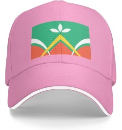 Flag of Westwood, Cincinnati, Ohio Baseball Cap for Men Women Adjustabl Unisex Golf Dad Hat Pink $14.00 Baseball Caps