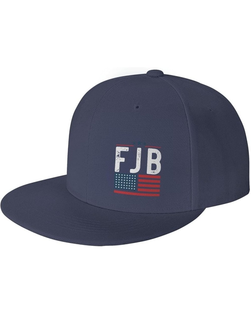 FJB Biden US Flag Trucker Hat Men Baseball Cap Women Dad Hat Sun Hat Adjustable Ponytail Hat Black Navy Blue $9.50 Baseball Caps