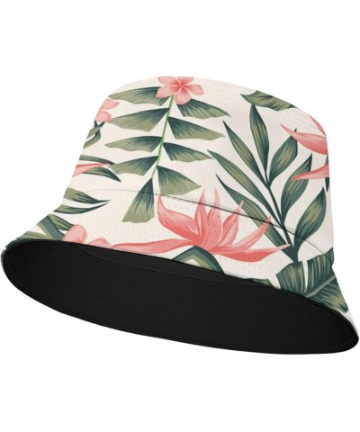 Funny Bucket Hat Palm Leaf Bucket Hat Flowers Packable Womens Hats Travel Accessories for Hiking Must Haves Palm Leaves 3 $8....