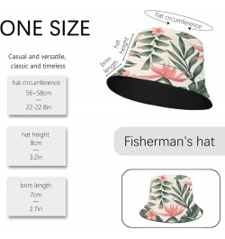 Funny Bucket Hat Palm Leaf Bucket Hat Flowers Packable Womens Hats Travel Accessories for Hiking Must Haves Palm Leaves 3 $8....