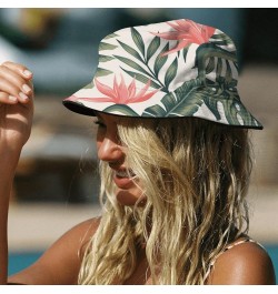 Funny Bucket Hat Palm Leaf Bucket Hat Flowers Packable Womens Hats Travel Accessories for Hiking Must Haves Palm Leaves 3 $8....