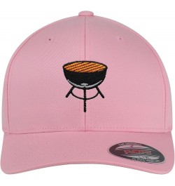 Flexfit BBQ Embroidered Baseball Cap Foodie Pink $15.67 Baseball Caps