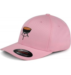 Flexfit BBQ Embroidered Baseball Cap Foodie Pink $15.67 Baseball Caps