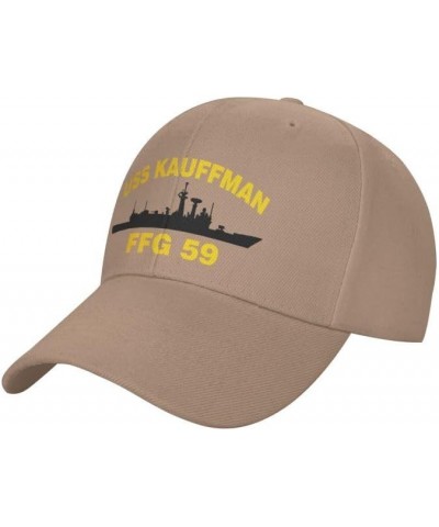 USS Kauffman FFG 59 Flag Denim Hats Baseball Caps Fisherman's hat Knitted hat Natural $13.79 Baseball Caps