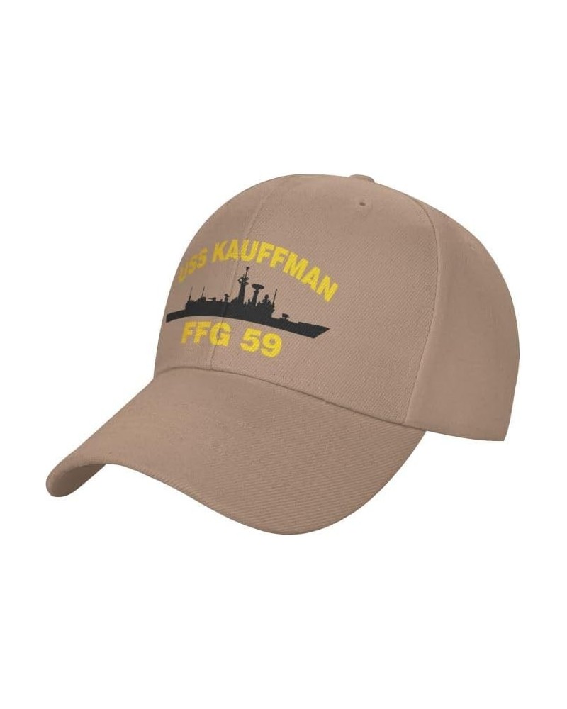 USS Kauffman FFG 59 Flag Denim Hats Baseball Caps Fisherman's hat Knitted hat Natural $13.79 Baseball Caps