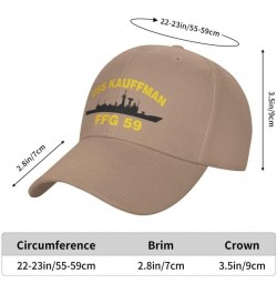 USS Kauffman FFG 59 Flag Denim Hats Baseball Caps Fisherman's hat Knitted hat Natural $13.79 Baseball Caps