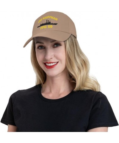 USS Kauffman FFG 59 Flag Denim Hats Baseball Caps Fisherman's hat Knitted hat Natural $13.79 Baseball Caps