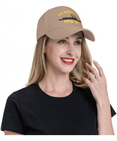 USS Kauffman FFG 59 Flag Denim Hats Baseball Caps Fisherman's hat Knitted hat Natural $13.79 Baseball Caps