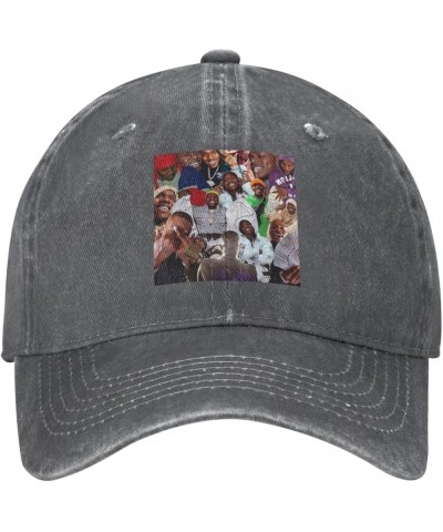 DaBabys Baseball Cap Vintage Adult Washed Denim Hat Cotton Adjustable Unisex for Outdoor Sports Black Deep Heather $13.95 Bas...