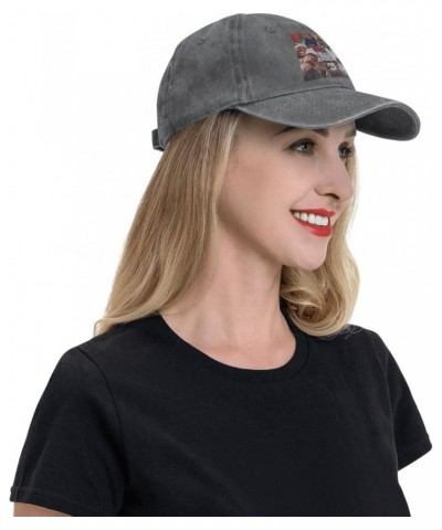 DaBabys Baseball Cap Vintage Adult Washed Denim Hat Cotton Adjustable Unisex for Outdoor Sports Black Deep Heather $13.95 Bas...