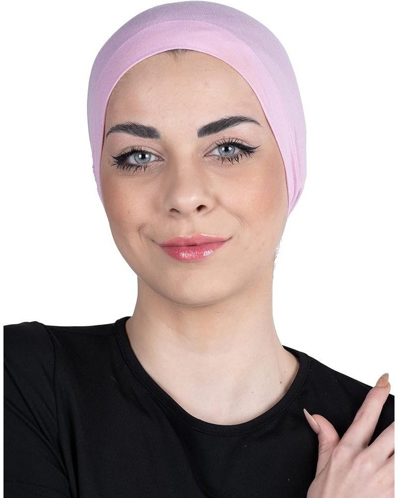 Chemo Headwear for Women - Bamboo Cotton Hats for Women - Head Scarf for Women's Hair - Sleep caps - Hijab Bonnet Daisy Pink ...