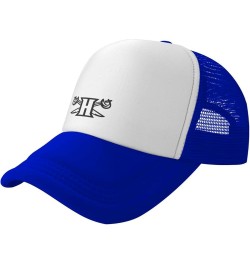 Hampton University Trucker Hats for Both Men and Women - Mesh Baseball Snapback Hats Blue $23.42 Baseball Caps