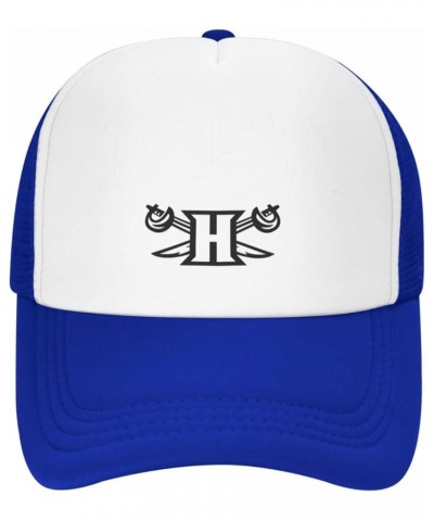 Hampton University Trucker Hats for Both Men and Women - Mesh Baseball Snapback Hats Blue $23.42 Baseball Caps