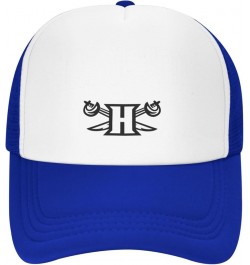 Hampton University Trucker Hats for Both Men and Women - Mesh Baseball Snapback Hats Blue $23.42 Baseball Caps