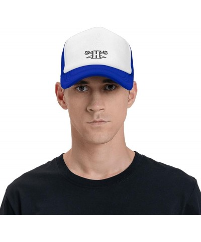 Hampton University Trucker Hats for Both Men and Women - Mesh Baseball Snapback Hats Blue $23.42 Baseball Caps