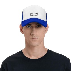 Hampton University Trucker Hats for Both Men and Women - Mesh Baseball Snapback Hats Blue $23.42 Baseball Caps