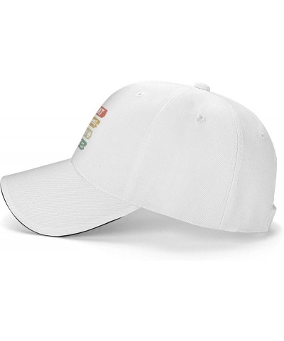 Eat Sleep Baseball Repeat Hat Funny Baseball Cap for Men Women Gift for Baseball Player Black White $11.00 Baseball Caps