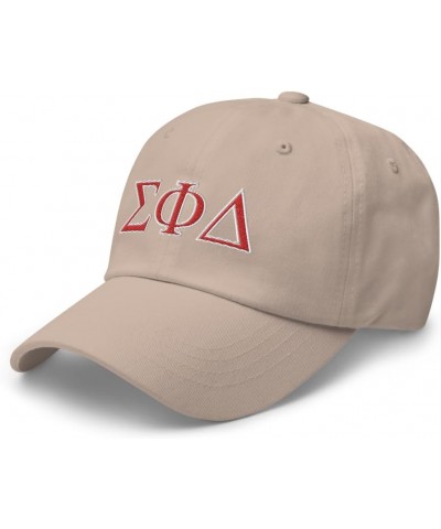 Sigma Phi Delta Fraternity Classic Dad Hat - Premium Chino Cotton Twill Cap Stone Sigma Phi Delta 2 $15.99 Baseball Caps