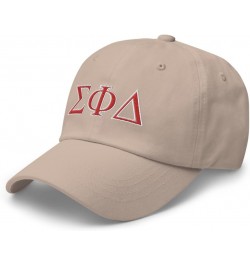 Sigma Phi Delta Fraternity Classic Dad Hat - Premium Chino Cotton Twill Cap Stone Sigma Phi Delta 2 $15.99 Baseball Caps