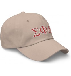 Sigma Phi Delta Fraternity Classic Dad Hat - Premium Chino Cotton Twill Cap Stone Sigma Phi Delta 2 $15.99 Baseball Caps