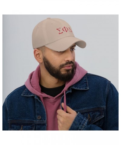 Sigma Phi Delta Fraternity Classic Dad Hat - Premium Chino Cotton Twill Cap Stone Sigma Phi Delta 2 $15.99 Baseball Caps