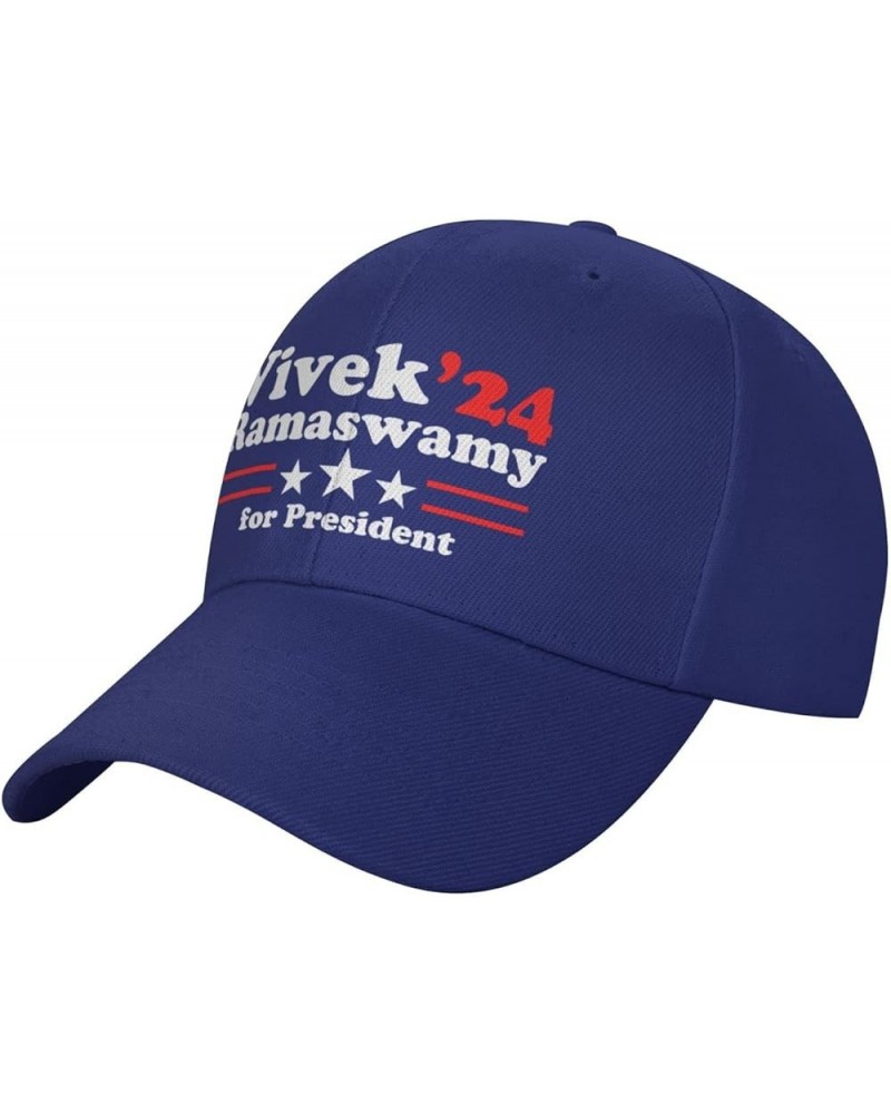 Vivek Ramaswamy 2024 Women's Baseball Hat Original Trucker Hat Adjustable Blue $11.61 Baseball Caps