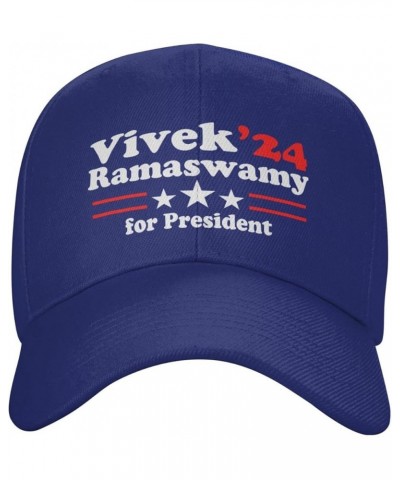 Vivek Ramaswamy 2024 Women's Baseball Hat Original Trucker Hat Adjustable Blue $11.61 Baseball Caps