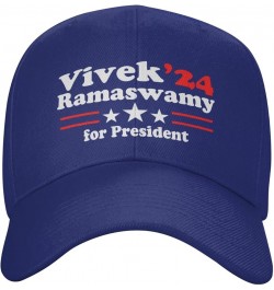 Vivek Ramaswamy 2024 Women's Baseball Hat Original Trucker Hat Adjustable Blue $11.61 Baseball Caps