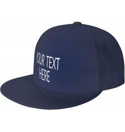 Custom Hat,Custom Photo Caps Your Custom Here,Custom Hat Design Your Own Classic Mens Womens Trucker Hats Navy Blue-1 $8.38 B...