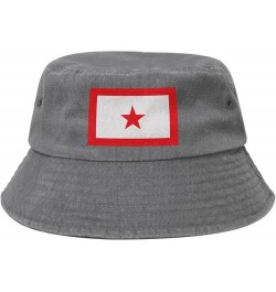 Bandera UNLF Bucket Hat for Women Men Summer Travel Sun Hat Outdoor Cap Funny Bucket Hats Gray $11.23 Bucket Hats