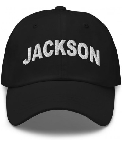 Jackson Pennsylvania Hat Jackson PA Cap Embroidered Dad Hat Adjustable Strap Closure Unisex Black $22.39 Baseball Caps