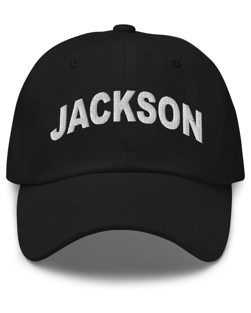 Jackson Pennsylvania Hat Jackson PA Cap Embroidered Dad Hat Adjustable Strap Closure Unisex Black $22.39 Baseball Caps