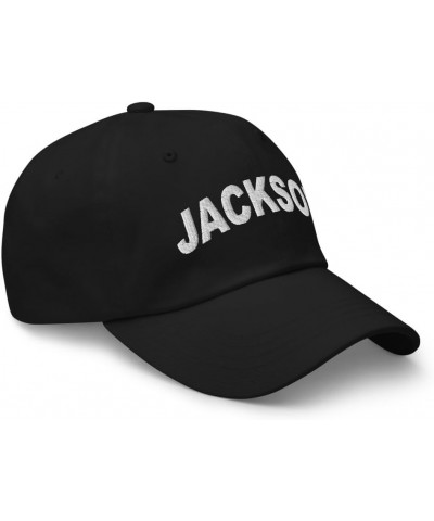 Jackson Pennsylvania Hat Jackson PA Cap Embroidered Dad Hat Adjustable Strap Closure Unisex Black $22.39 Baseball Caps