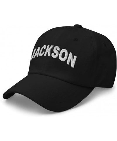 Jackson Pennsylvania Hat Jackson PA Cap Embroidered Dad Hat Adjustable Strap Closure Unisex Black $22.39 Baseball Caps