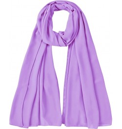 Premium Chiffon Hijab Head Scarf Shawl Wrap for Muslim Women Lightweight Lavender $7.64 Scarves